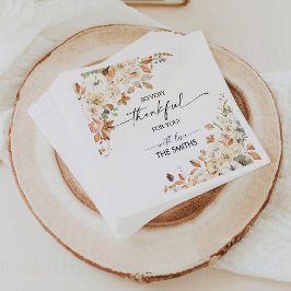 Servilleta de papel para cena de Acción de Gracias