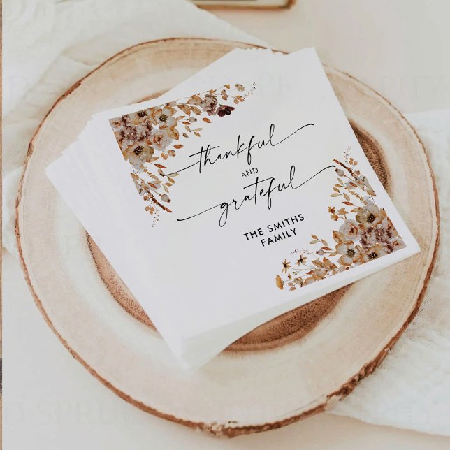 Servilleta de papel para cena de Acción de Gracias (Subido por el creador)