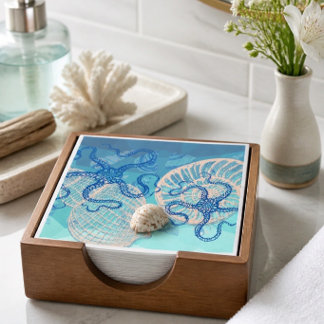 Servilleta de papel para cóctel con estampado de m