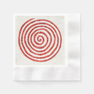 Servilleta de papel para cóctel con mosaico de mol