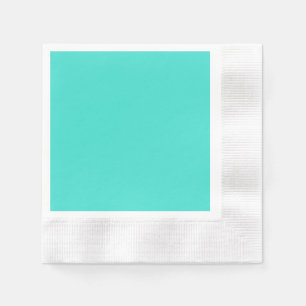 Servilleta de papel para cóctel de color turquesa