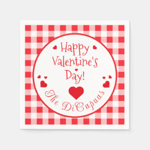 Servilleta de papel para el día de San Valentín co