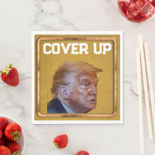 Servilleta de papel para encubrir a Trump