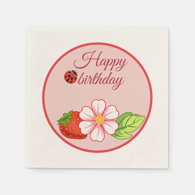 Servilleta de papel para fiesta (Anverso)