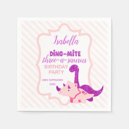 Servilleta de papel para fiesta de cumpleaños de n
