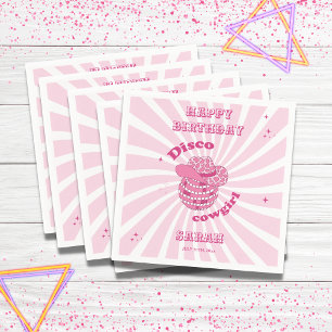 Servilleta de papel para fiesta de cumpleaños de v
