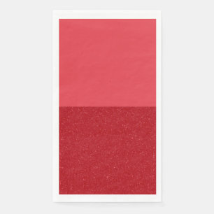 Servilleta de papel para invitados roja de tomate