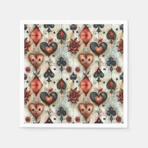 Servilleta De Papel Para los amantes de los juegos de cartas. Reproduc