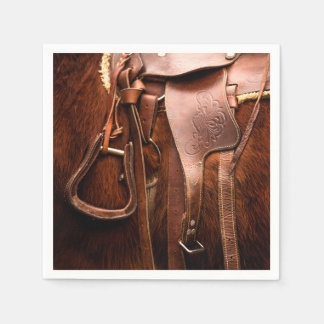 Servilleta de papel para montura de caballo elegan