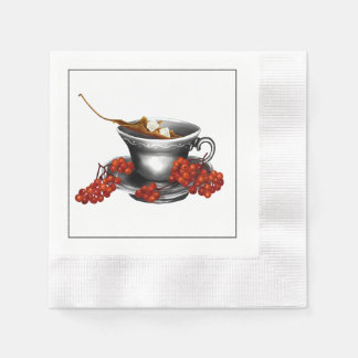 Servilleta de papel para té de almuerzo de otoño