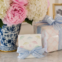 Paraguas personalizado de Palm Beach acuarela