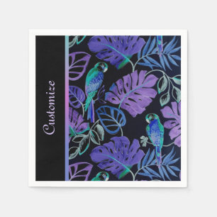 Servilleta De Papel Paraíso de loro tropical 2
