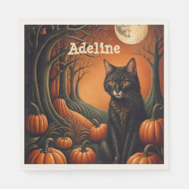 Servilleta De Papel Parche de calabaza de luz solar Halloween personal