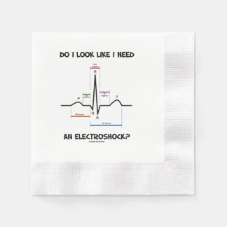 Servilleta De Papel ¿Parece que necesito un electroshock? EKG ECG