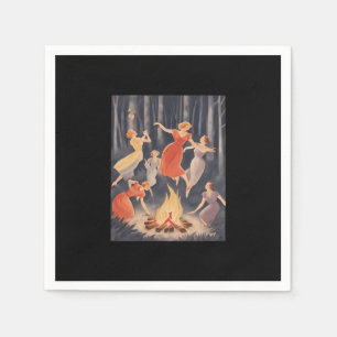 Servilleta De Papel Pared de Gótico Whimsigoth Art Decor de los años 9