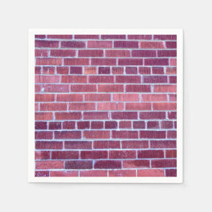 Servilleta De Papel Pared de ladrillo Rojizo-Pardusca