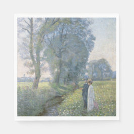 Servilleta De Papel Pareja comprometida (Boda y matrimonio) (compromis