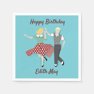 Servilleta De Papel Pareja Dance Swing