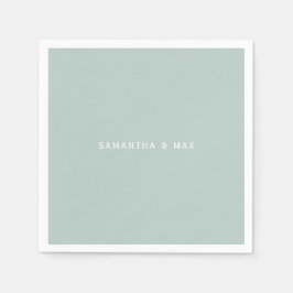 Servilleta De Papel Pareja De Marisco Simple Nombres De Cóctel Moderno