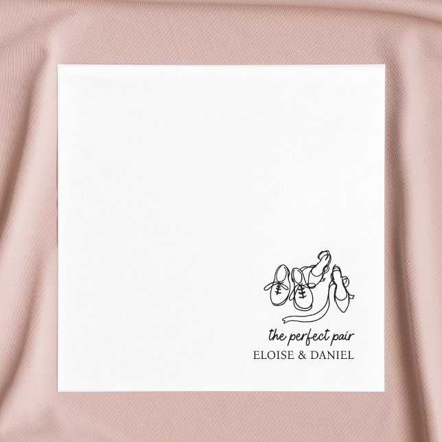 Servilleta De Papel Pareja perfecta - Boda de Ilustracion de Moda capr (Subido por el creador)
