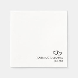 Servilleta De Papel Parejas nombran Fiesta del 50 aniversario del Cora