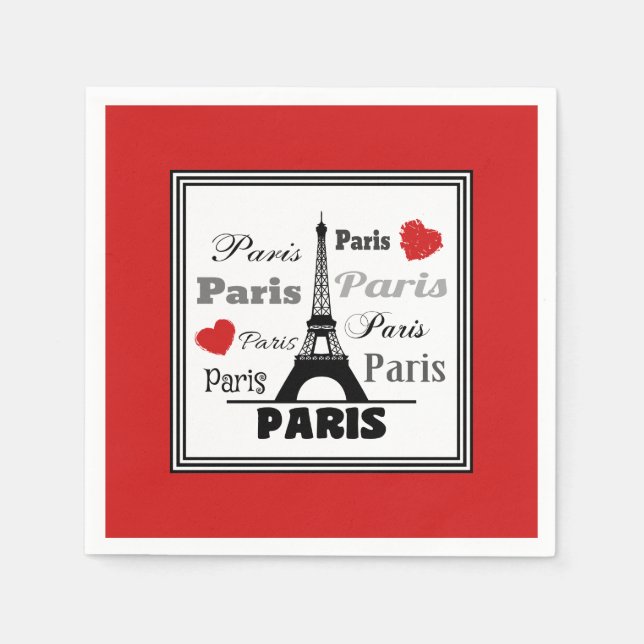 Servilleta De Papel París (Anverso)