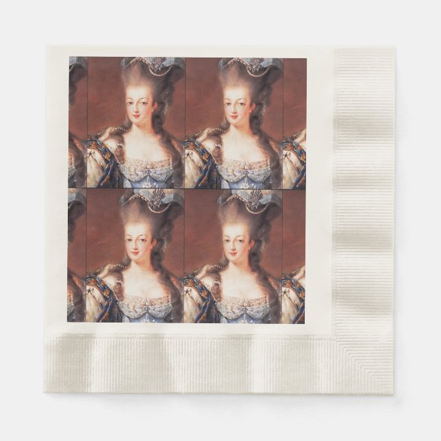 Servilleta De Papel Paris Francia Marie Antoinette Paper Napkins (Anverso)