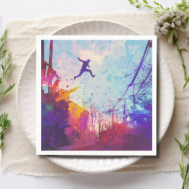 Servilleta De Papel Parkour Urban Free Running Freestyling