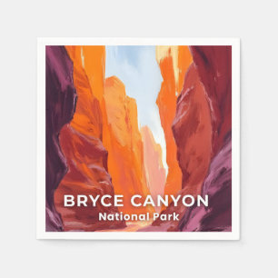 Servilleta De Papel Parque Nacional Bryce Canyon   Viajes a Utah