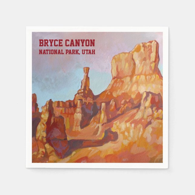 Servilleta De Papel Parque nacional del Cañón de Bryce (Anverso)