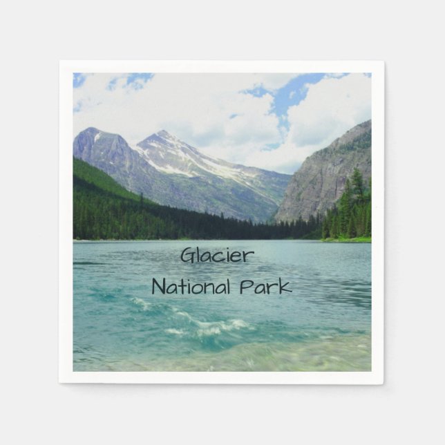 Servilleta De Papel Parque Nacional Glaciar Montana (Anverso)