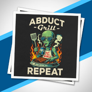Servilleta De Papel Parrilla de secuestro Repetición Retro BBQ Cookout