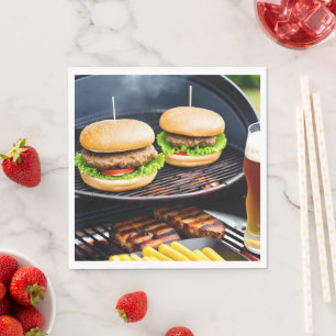 Servilleta De Papel Parrillada barbacoa y picnic