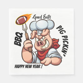 Servilleta De Papel Parrillada de carne de cerdo