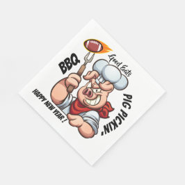 Servilleta De Papel Parrillada de carne de cerdo