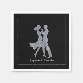 Servilleta De Papel Partido de Cumpleaños Conjunto Adultos Pareja de B