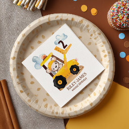 Servilleta De Papel Partido de Cumpleaños de la Construcción