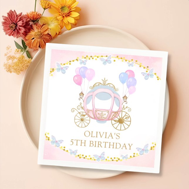 Servilleta De Papel Partido de cumpleaños del Chica de transporte de l (Subido por el creador)