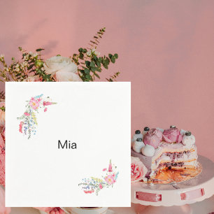 Servilleta De Papel Partido de Cumpleaños II Personalizado del Jardín 