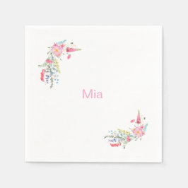 Servilleta De Papel Partido de Cumpleaños Personalizado del Jardín Ing