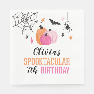 Servilleta De Papel Partido de cumpleaños Spooktacular de Halloween R