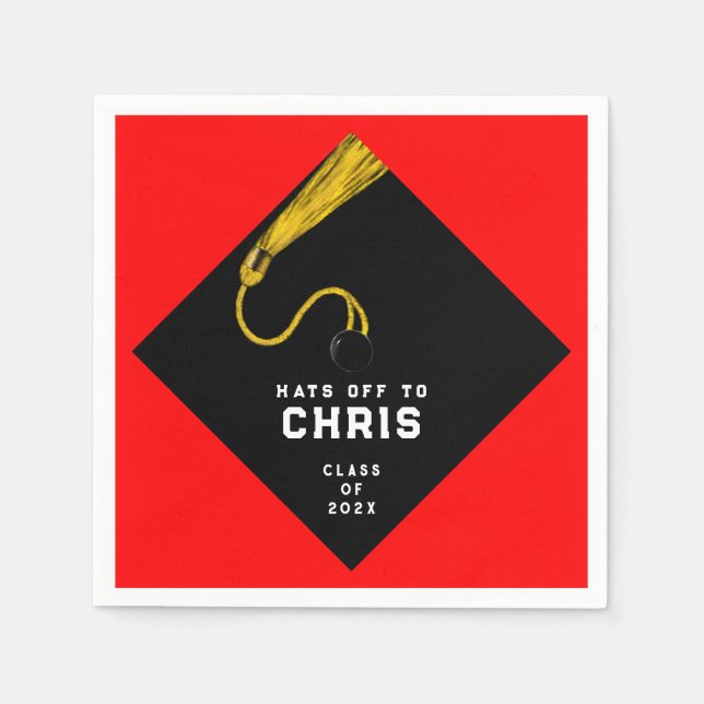 Servilleta De Papel Partido de Graduación 2025 (Anverso)