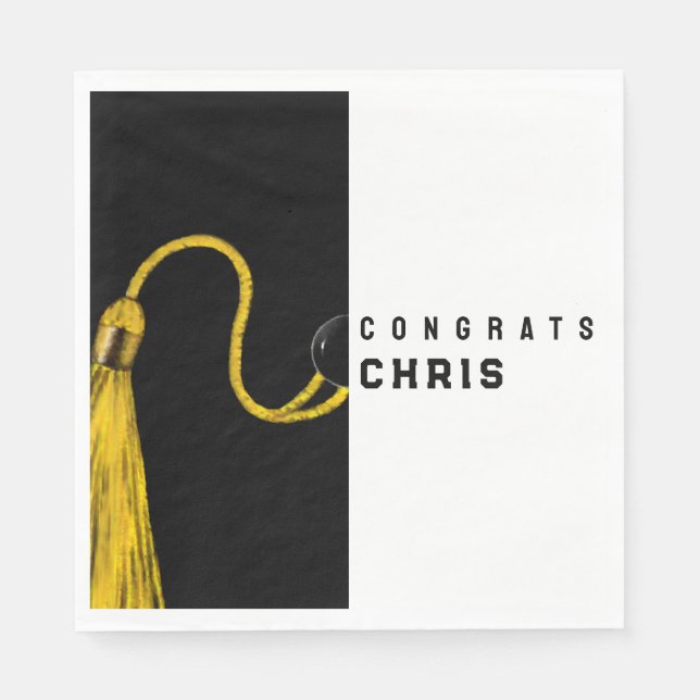 Servilleta De Papel Partido de Graduación 2025 (Anverso)