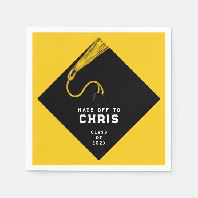 Servilleta De Papel Partido de Graduación 2025 (Anverso)