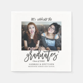 Servilleta De Papel Partido de Graduación Combinada con Foto
