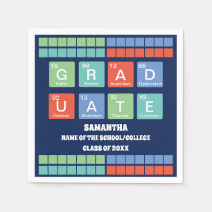 Servilleta De Papel Partido de Graduación de Elementos de Tabla Periód