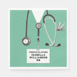 Servilleta De Papel Partido de Graduación de Enfermeras