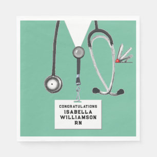 Servilleta De Papel Partido de Graduación de Enfermeras