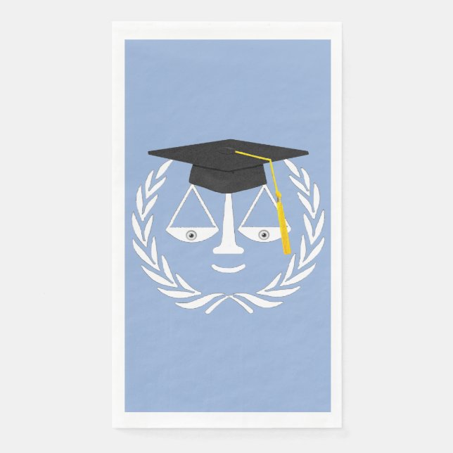 Servilleta De Papel Partido de Graduación de Facultad de Derecho (Anverso)