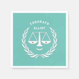 Servilleta De Papel Partido de Graduación de Facultad de Derecho